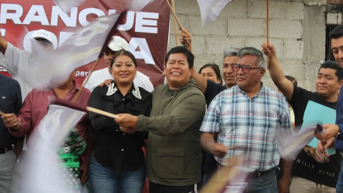Mateo Hernández inicia obra de adoquinamiento en el barrio de San Nicolás