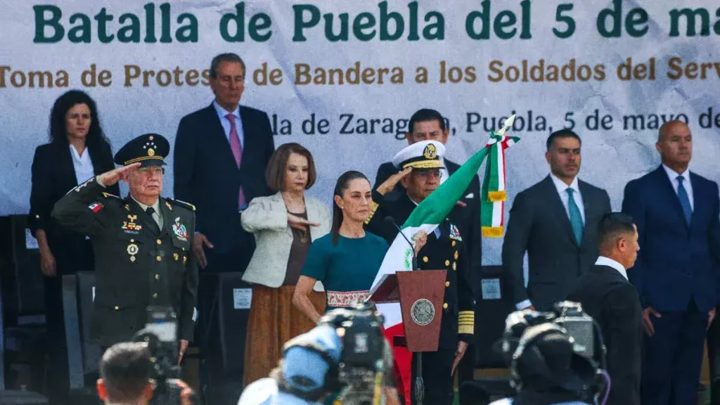 “Opositores están condenados a la derrota”: Claudia Sheinbaum defiende soberanía de México desde Puebla