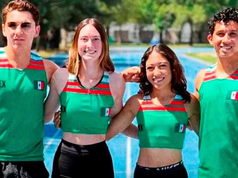Gerardo Lomelí rompe récord nacional en relevos mixtos en Gaborone 2026