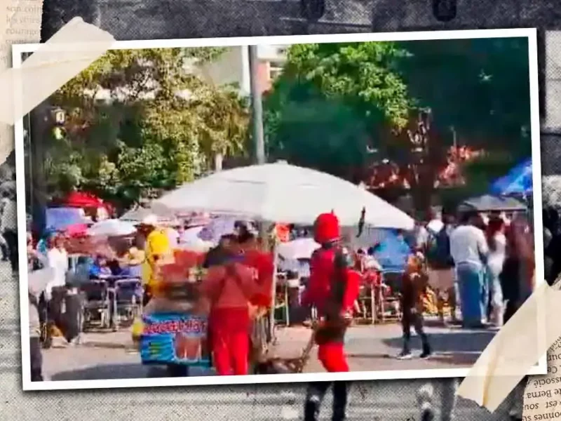 Ambulantes de Puebla denuncian cobro de piso de funcionarios durante Desfile 5 de Mayo 2026