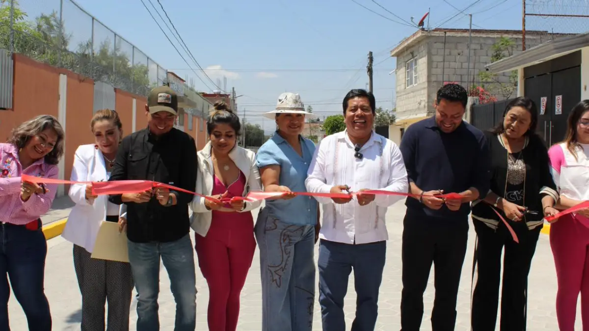 Obra en el barrio de San José fortalece la movilidad en el centro de Tecamachalco