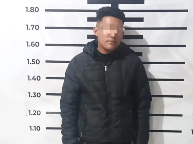 Elementos de Seguridad Pública de Texmelucan detienen a sujeto por intento de asalto a transporte público