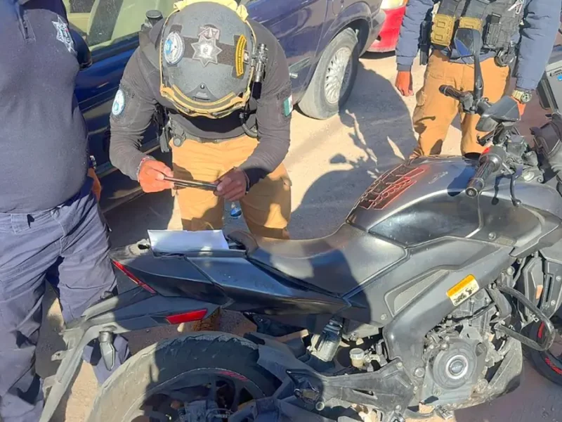Recuperó Policía de Texmelucan motocicleta reportada como robada