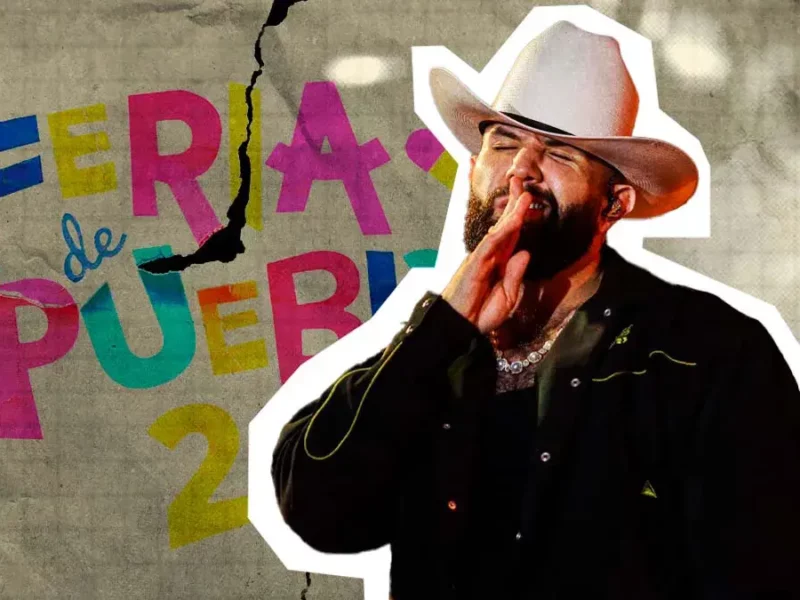 Carín León sufre accidente previo a concierto en la Feria de Puebla 2026