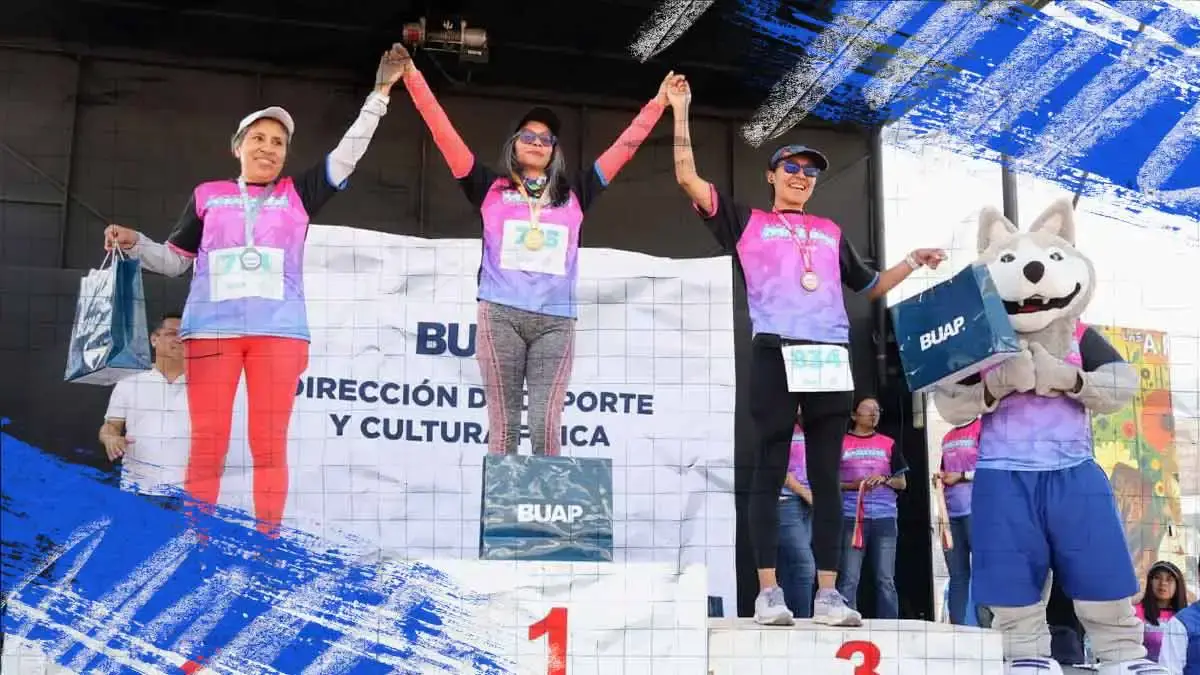 Ellas son las ganadoras de la Carrera de la Madre Universitaria BUAP 2026