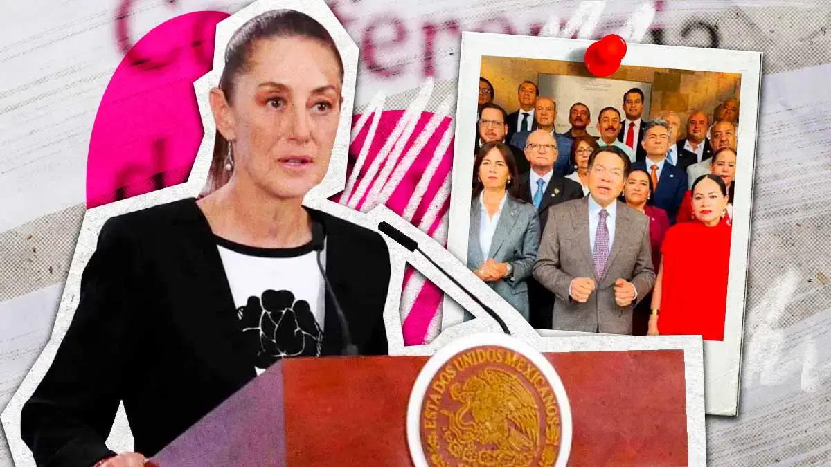 Claudia Sheinbaum corrige a Mario Delgado; suspensión de ciclo escolar 25-26 no es oficial