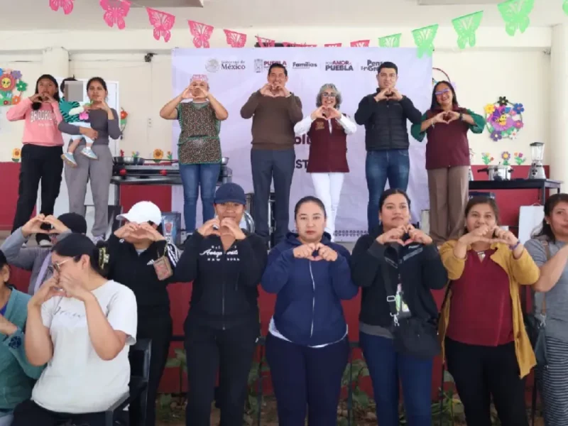 DIF Municipal de San Pedro Cholula fortalece desayunador escolar en San Cristóbal Tepontla
