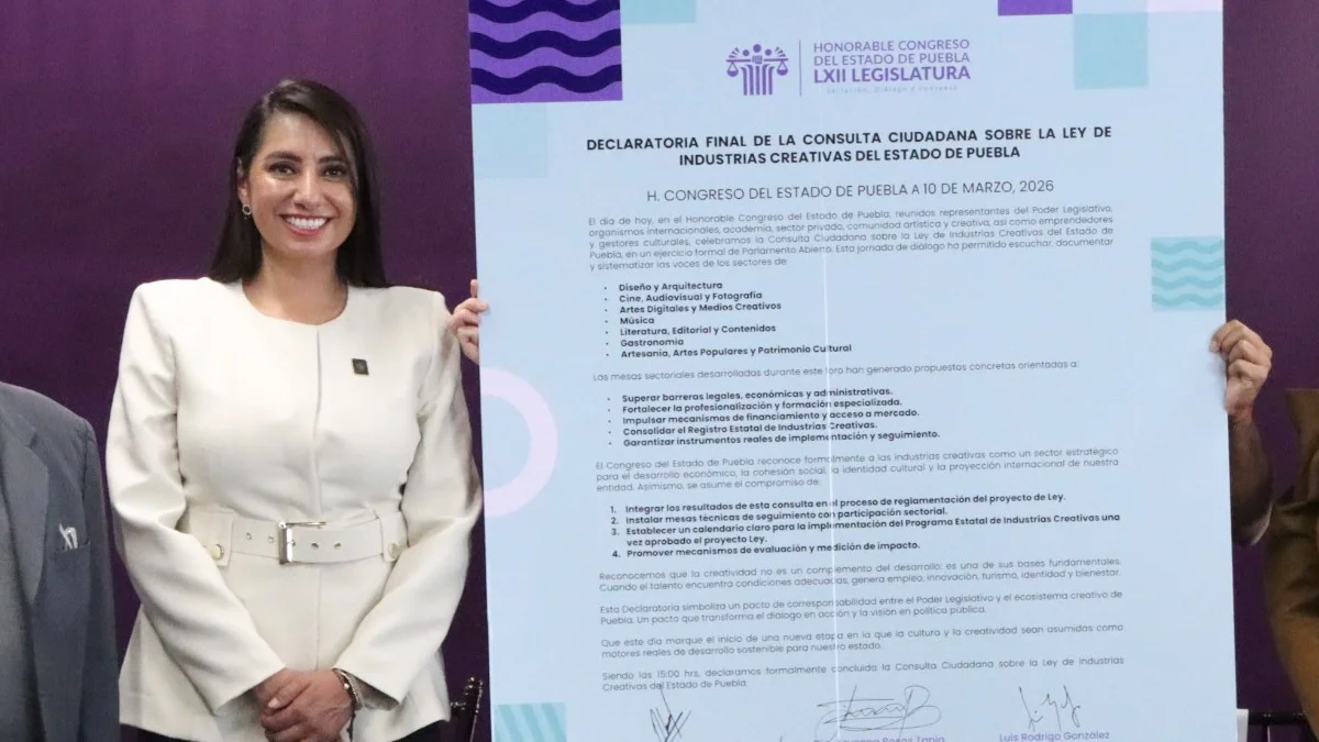 Realiza Congreso del Estado consulta ciudadana para la construcción de la Ley de Industrias Creativas de Puebla 