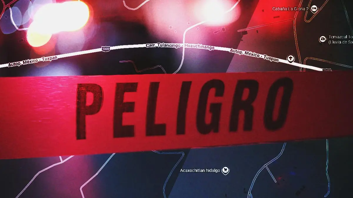 Abandonan un cuerpo enlonado y atado en la carretera Tulancingo-Huauchinango