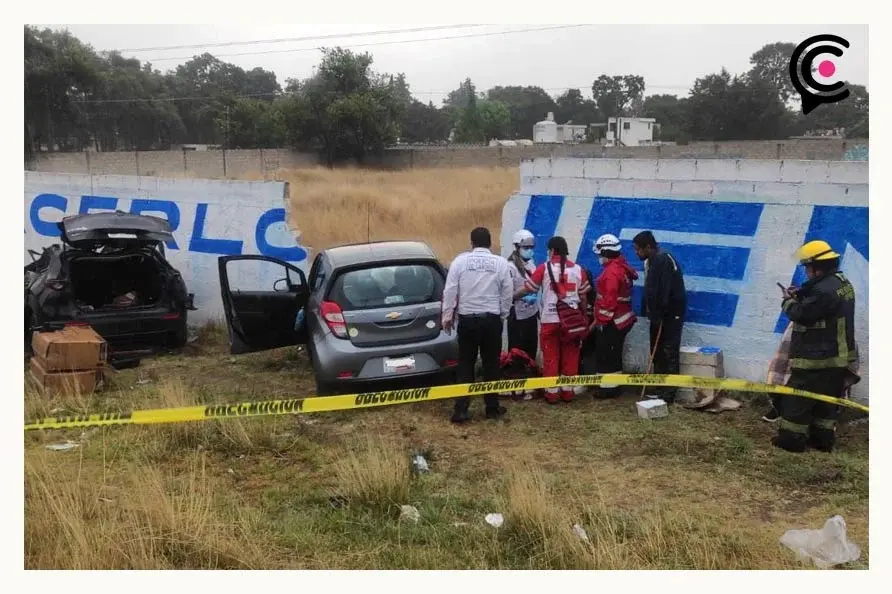 Choque múltiple dejó un hombre muerto y seis personas lesionadas en Periférico Ecológico de Puebla
