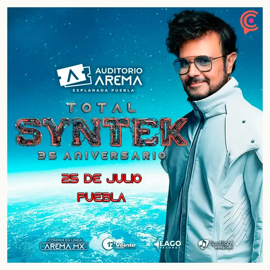 Aleks Syntek festejará 35 años de trayectoria con concierto en Puebla