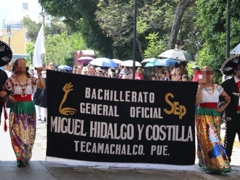 Con éxito se realiza el desfile conmemorativo de la Batalla de Puebla en Tecamachalco