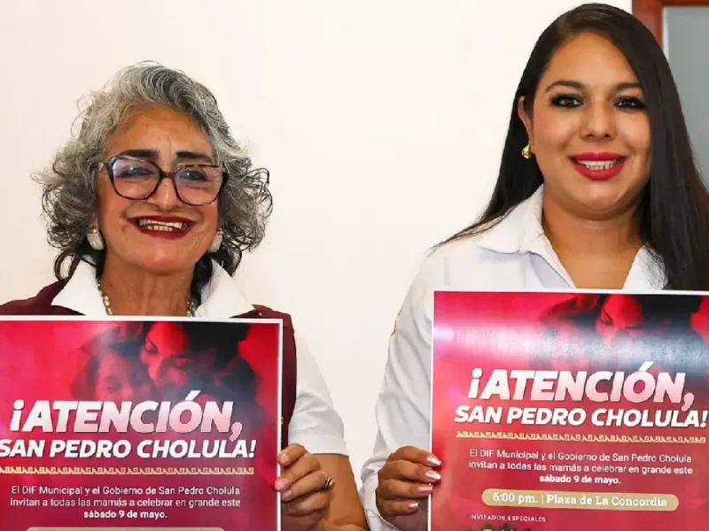 Tonanztin Fernández presenta festejo para celebrar a las mamás de San Pedro Cholula