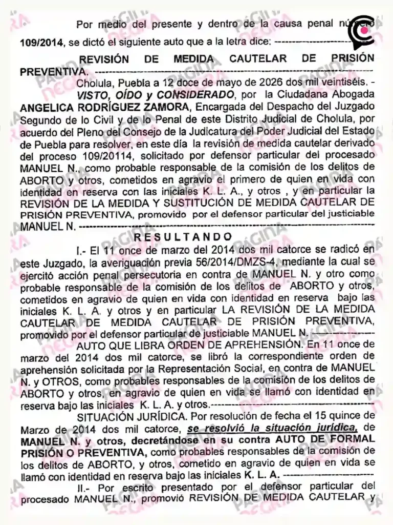 Juez Enrique Romero Razo engañó al CJE y liberó al feminicida de Karla López Albert