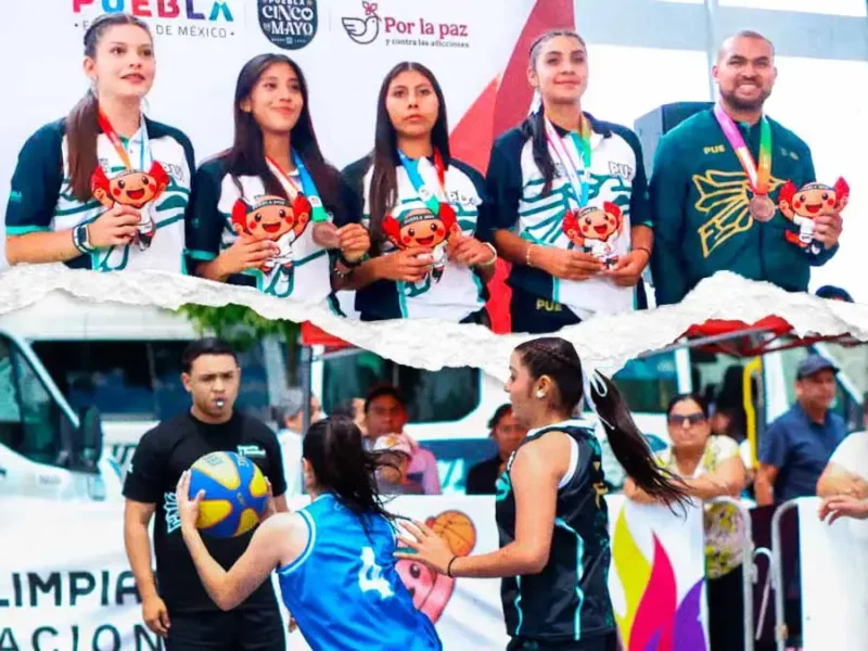 Puebla suma medalla de bronce en básquetbol 3x3 de la Olimpiada Nacional 2026