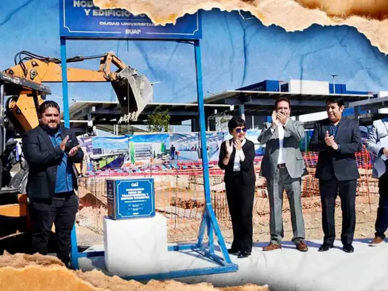 Lilia Cedillo coloca primera piedra del nodo de transferencia y edificio para docentes en CU2