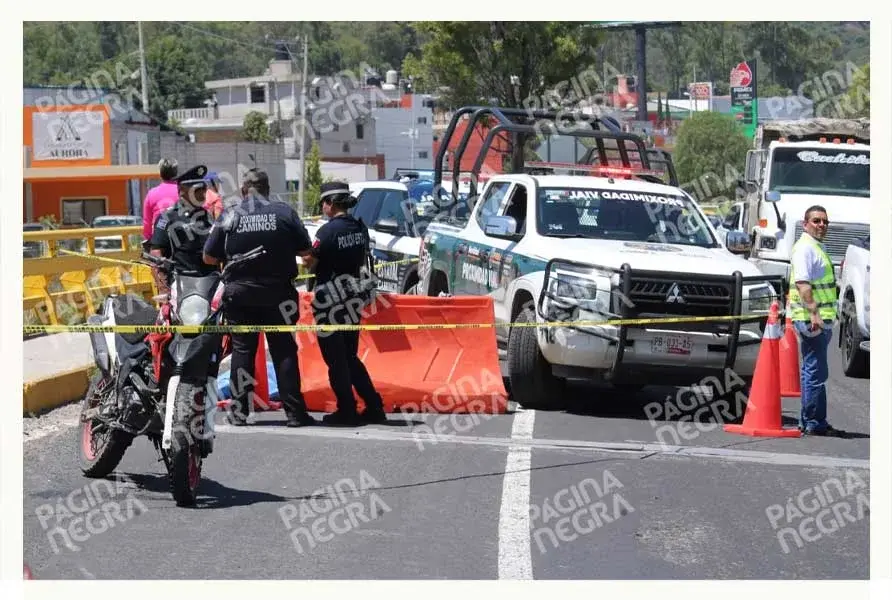 Muere repartidor de Uber Eats tras derrapar en Periférico Ecológico de Puebla