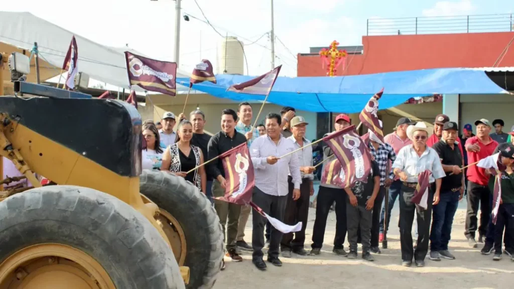 Mateo Hernández impulsa nueva obra de adoquinamiento en Barrio San Juan