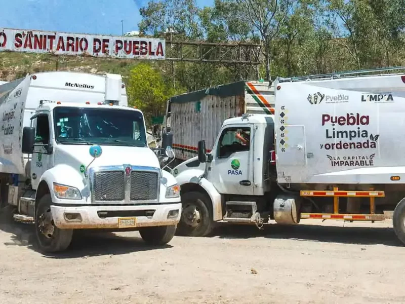 Tras cierre parcial de Chiltepeque, basura de Puebla y cinco municipios va al relleno de Atlixco