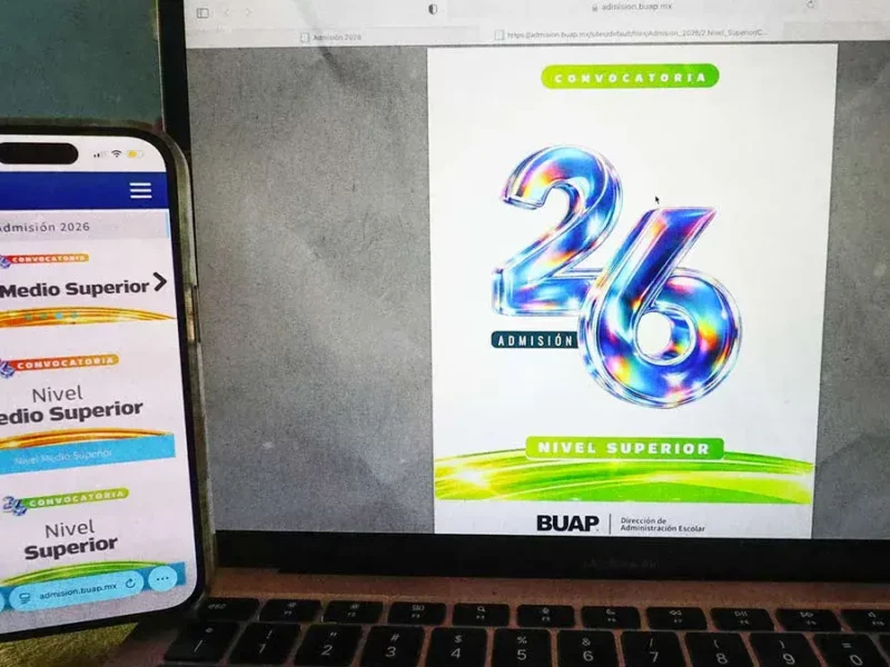 BUAP anuncia ingreso directo en 99 programas para el Proceso de Admisión 2026