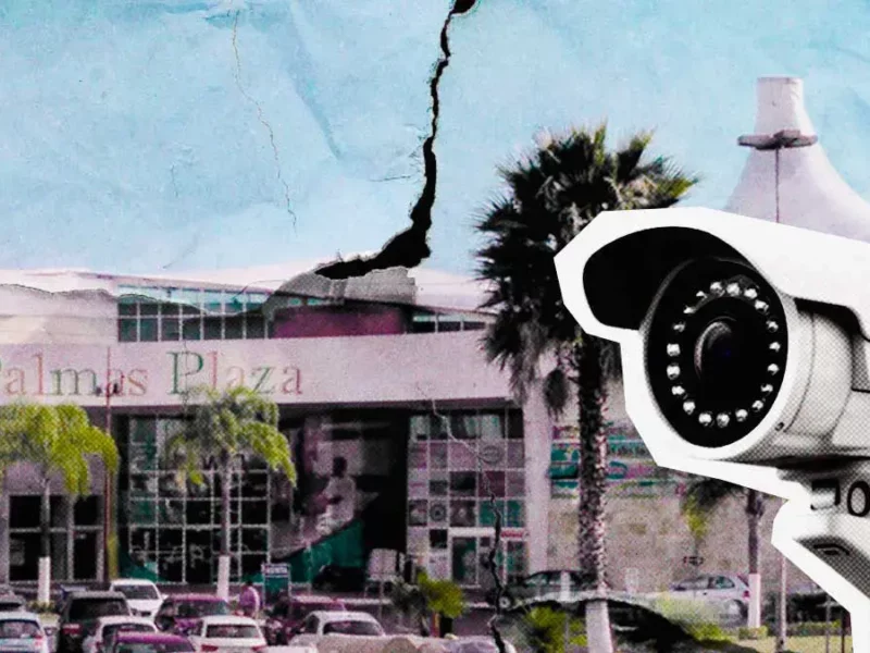 Usuarios denuncian cámaras de seguridad en baños de mujeres de Palmas Plaza, Puebla