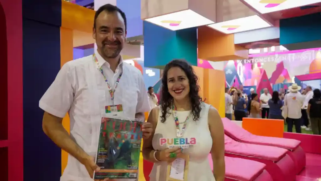 Proyecta gobierno de Pepe Chedraui a la ciudad de Puebla en el Tianguis Turístico México 2026