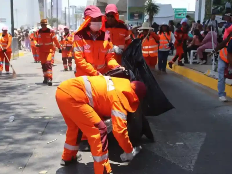 Gobierno de Pepe Chedraui garantiza limpieza en desfile del 5 de mayo