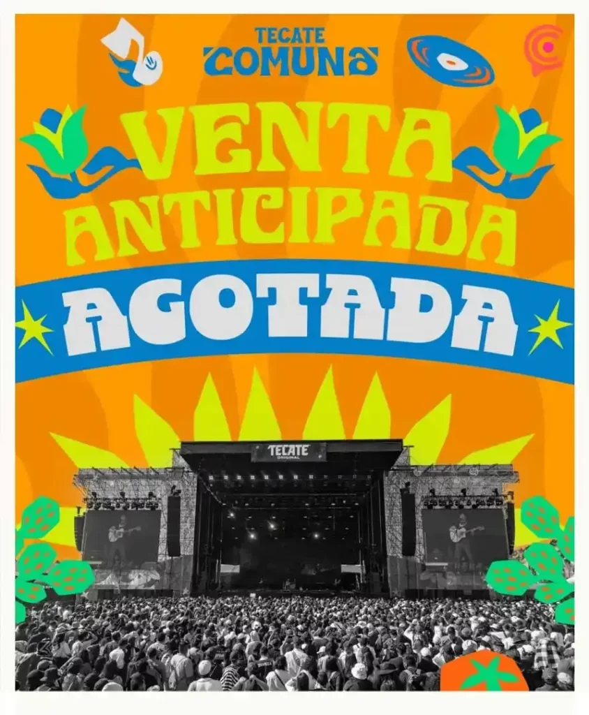 Tecate Comuna 2026 arranca con boletos agotados a pesar de no tener cartelera oficial