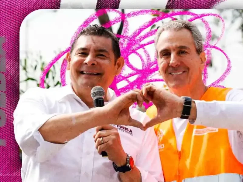 Alejandro Armenta y Pepe Chedraui olvidan fricciones ante 2027 y pactan seguridad en Puebla con IA  