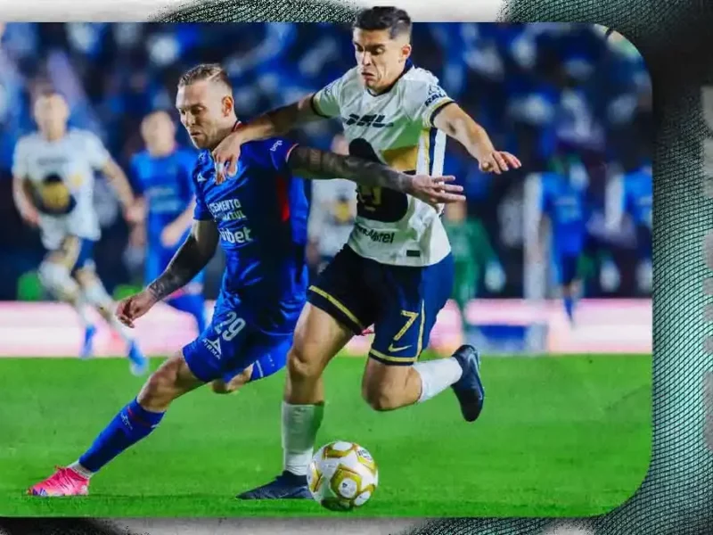 Pumas y Cruz Azul empatan sin goles en la final de ida del Clausura 2026