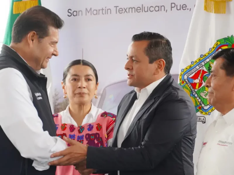 Edil Juan Manuel Alonso acompaña al gobernador Alejandro Armenta a la inauguración del Centro de Adiestramiento para Operadores de Carga en Texmelucan