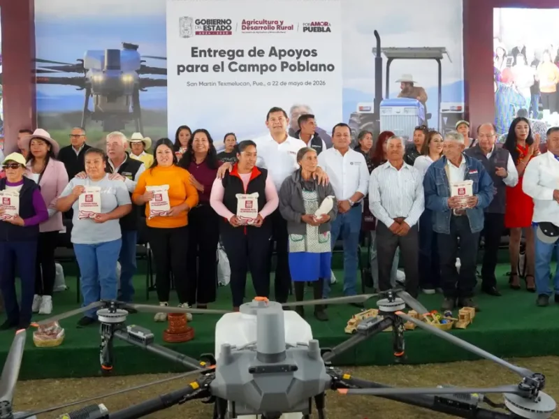 Gobierno Estatal y municipal impulsan desarrollo del campo y bienestar social en Texmelucan