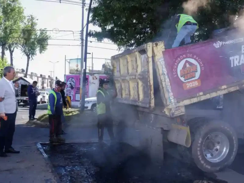 Pepe Chedraui continúa fortaleciendo el mantenimiento vial con "BacheAndo" Puebla