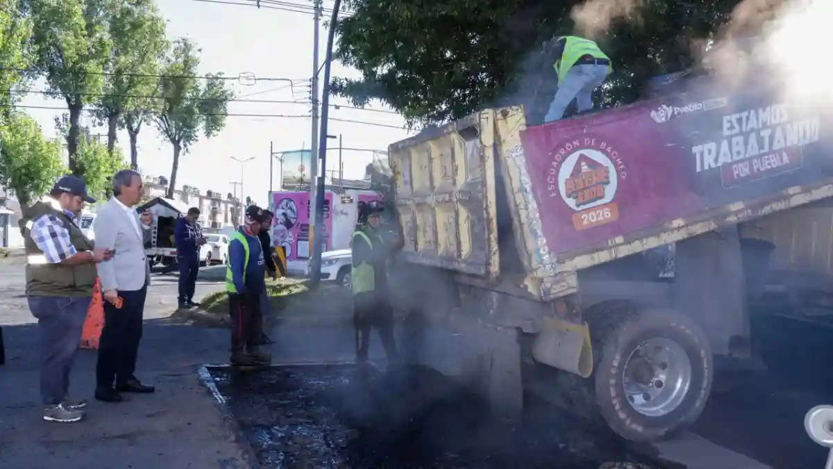 Pepe Chedraui continúa fortaleciendo el mantenimiento vial con "BacheAndo" Puebla