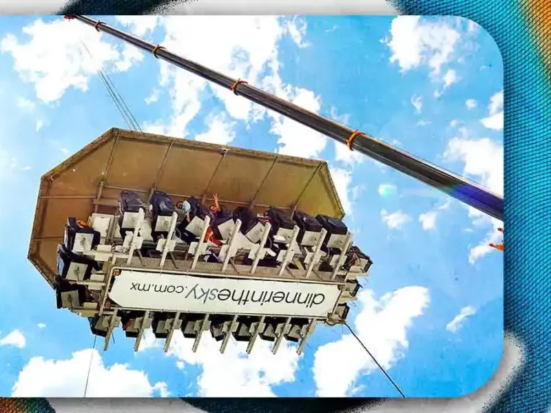 Dinner in the Sky Puebla 2026: precio y fechas para cenar a 45 metros de altura