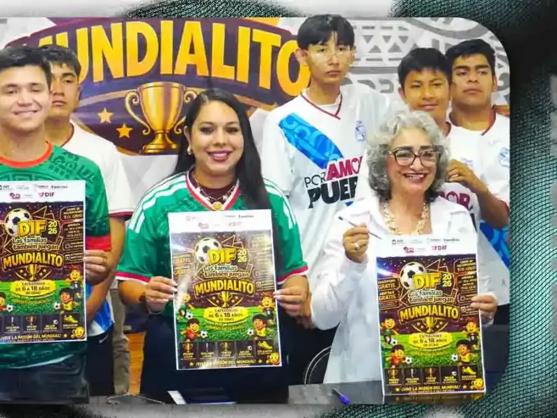 San Pedro Cholula presenta el mundialito “Las familias también juegan”
