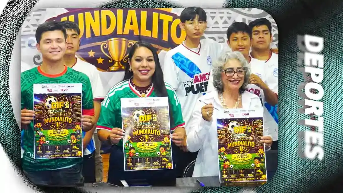 San Pedro Cholula presenta el mundialito “Las familias también juegan”
