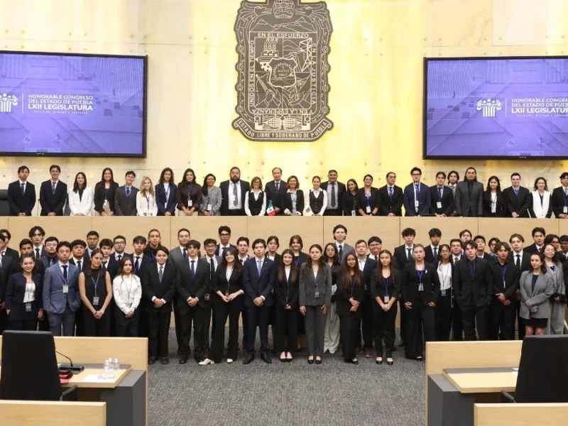 Congreso del Estado abre sus puertas para que estudiantes realicen Modelo de Naciones Unidas 