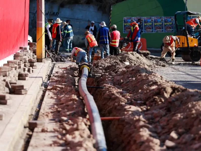 Inicia Ayuntamiento de San Andrés Cholula trabajos de ampliación de la red de agua potable en la colonia Emiliano Zapata