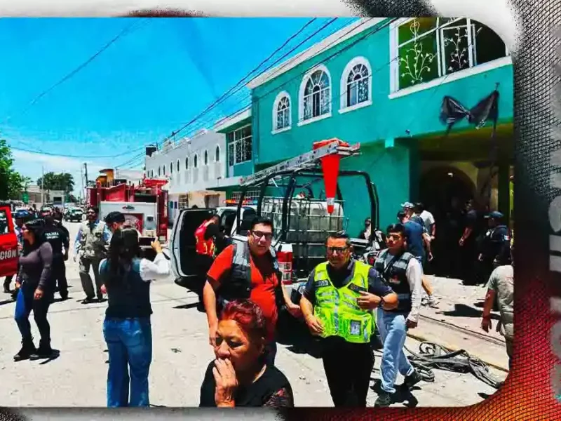 Explosión de tanque de gas junto a baños El Calvario deja 15 heridos en Cuautlancingo, Puebla