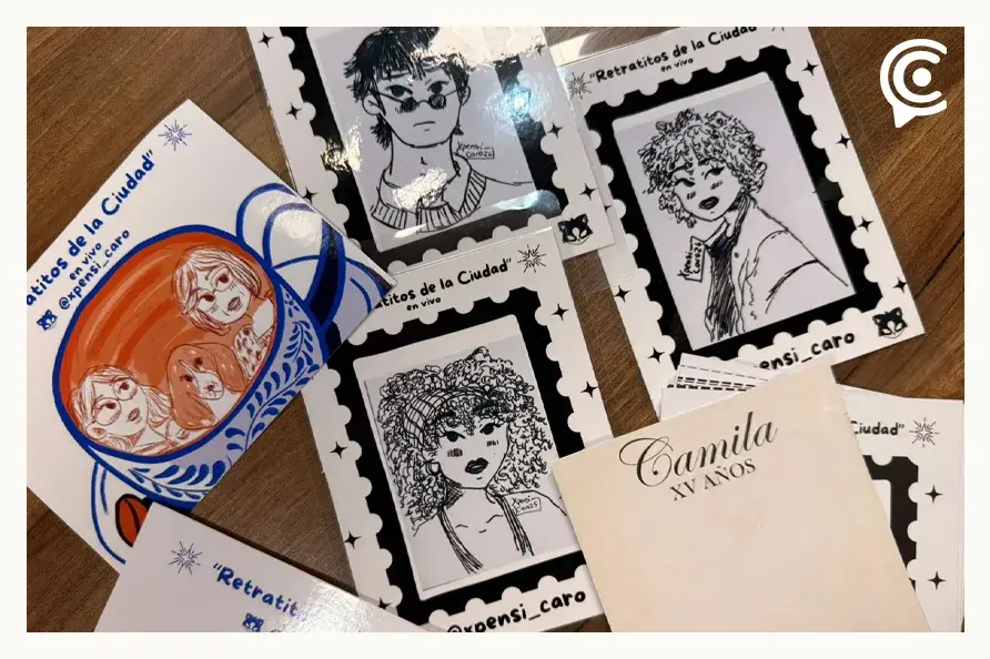 Conoce “Retratitos de la Ciudad”, un nuevo emprendimiento artístico que conquista Puebla