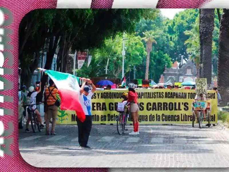 No es progreso, es ecocidio: Colectivos ambientalistas realizan séptima manifestación contra el Cablebús de Puebla