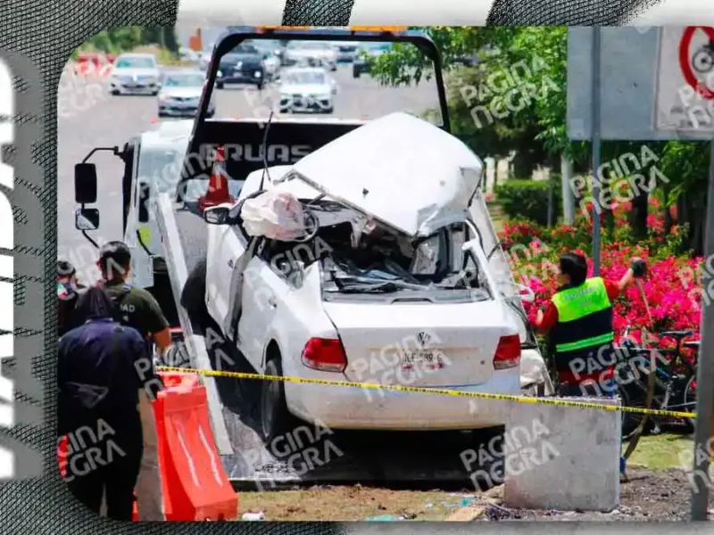 Muere agente de Proximidad Vial tras choque y volcadura en San Andrés Cholula