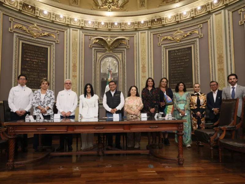 Signan Congreso del Estado y la CDH Puebla Convenio de Colaboración