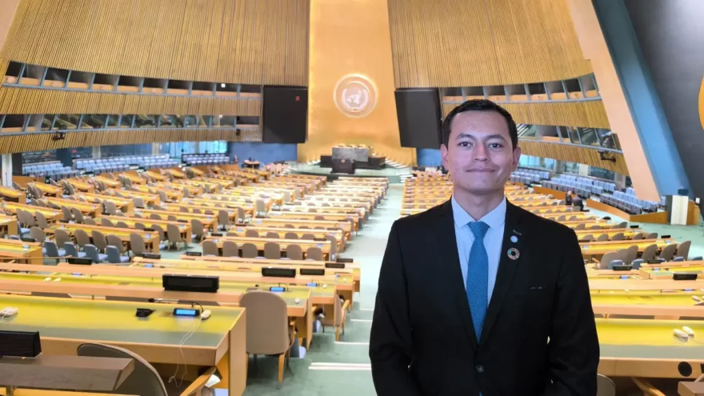 Participa estudiante BUAP en foro mundial de la ONU
