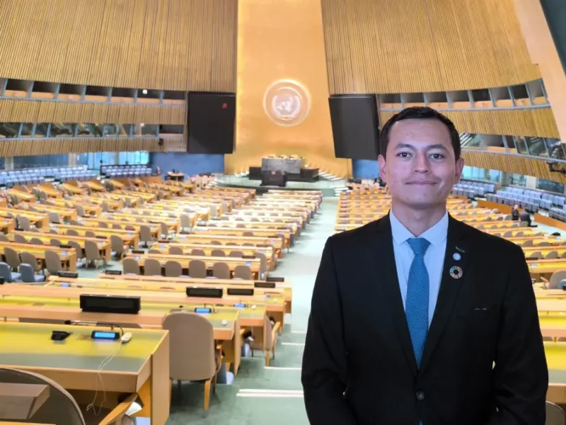 Participa estudiante BUAP en foro mundial de la ONU