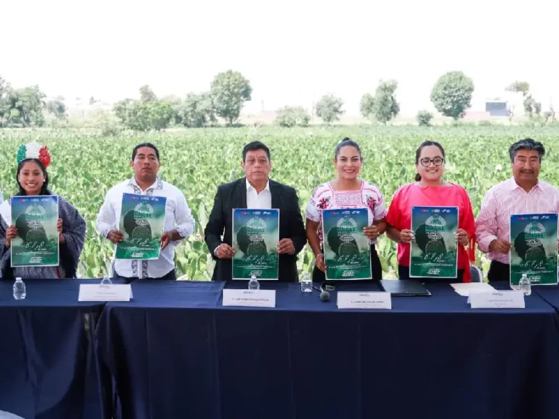 Todo listo para la Feria del Nopal en San Bernardino Tlaxcalancingo