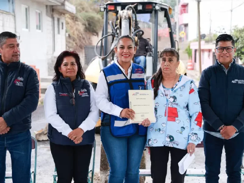 Más obras de calidad en San Andrés Cholula: Lupita Cuautle arranca obra de rehabilitación en Concepción Guadalupe