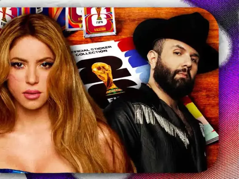 Álbum de la FIFA 2026 presenta múltiples géneros musicales; entre ellos Shakira y Carín León
