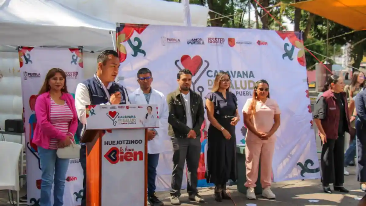 Con el respaldo de Alejandro Armenta, Roberto Solís arranca jornada de salud gratuita en Huejotzingo; se espera atender a más de 1,500 personas